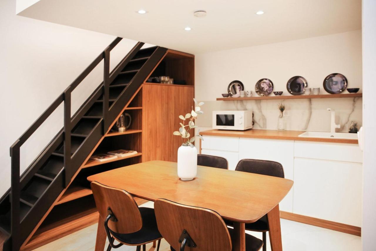 Bel Appartement Studio Moderne Mezzanine - 4P Paris Exterior foto